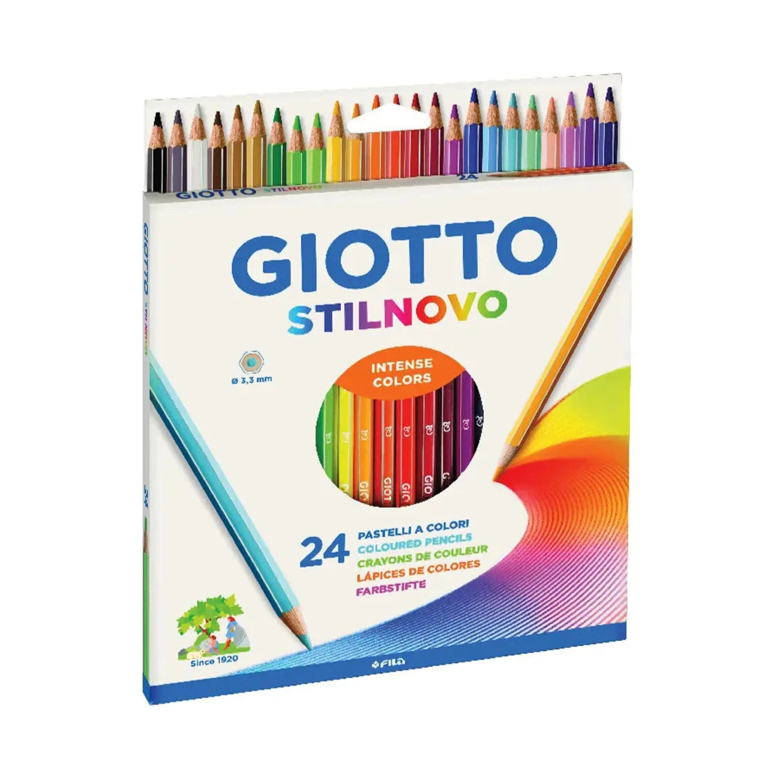 24 PASTELLI A COLORI STILNOVO - GIOTTO