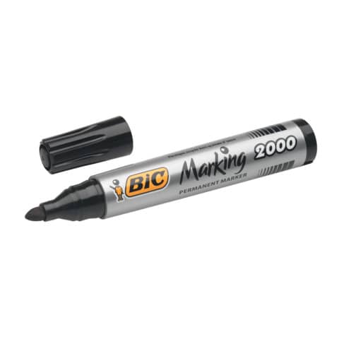 Marcatore permanente - Nero - BIC Marking 2000
