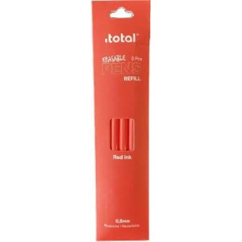 REFILL INCHIOSTRO GEL CANCELLABILE ITOTAL 0.5MM 3PZ ROSSO