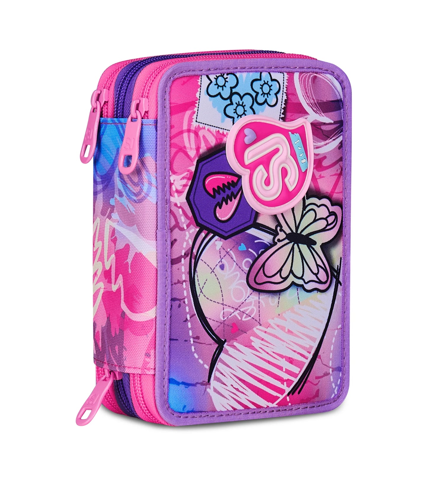 ASTUCCIO 3 ZIP - TINYPATCH GIRL - SEVEN SJ