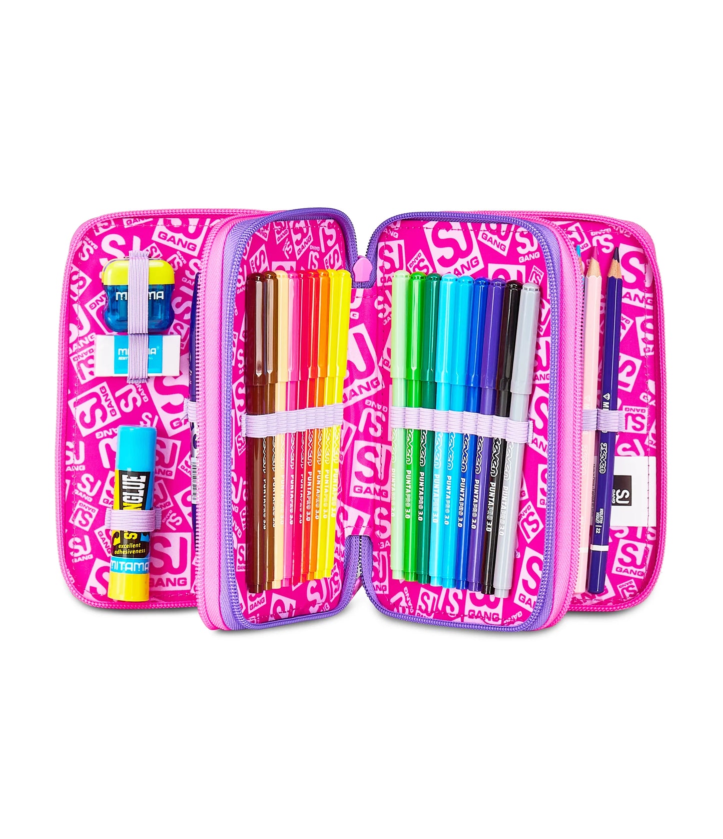 ASTUCCIO 3 ZIP - TINYPATCH GIRL - SEVEN SJ