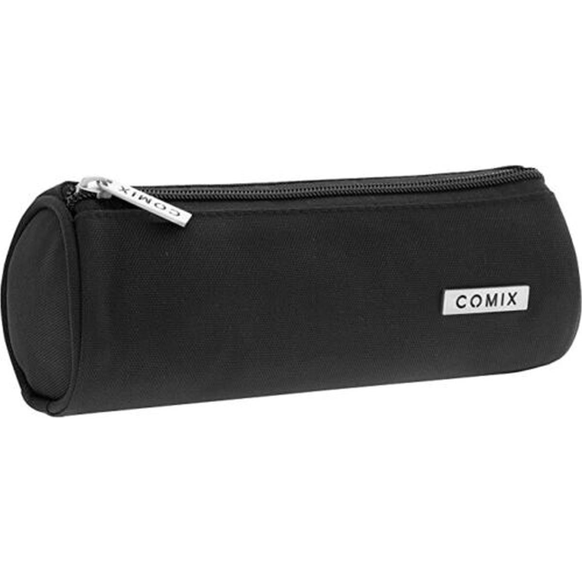 Astuccio Tombolino COMIX Monocolore Nero