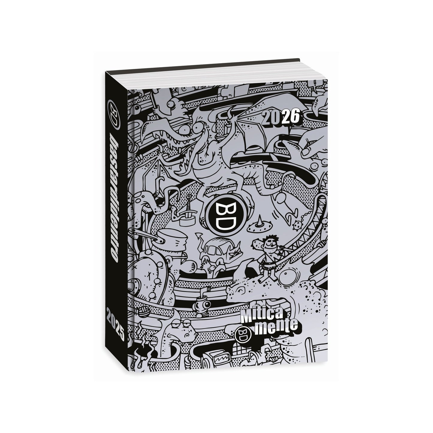 DIARIO POCKET 16 MESI BASTARDIDENTRO SILVER - SEVEN