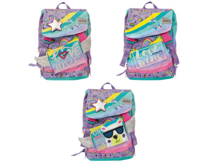 ROUND LOVE 3-Compartment Organized Backpack - GoPop