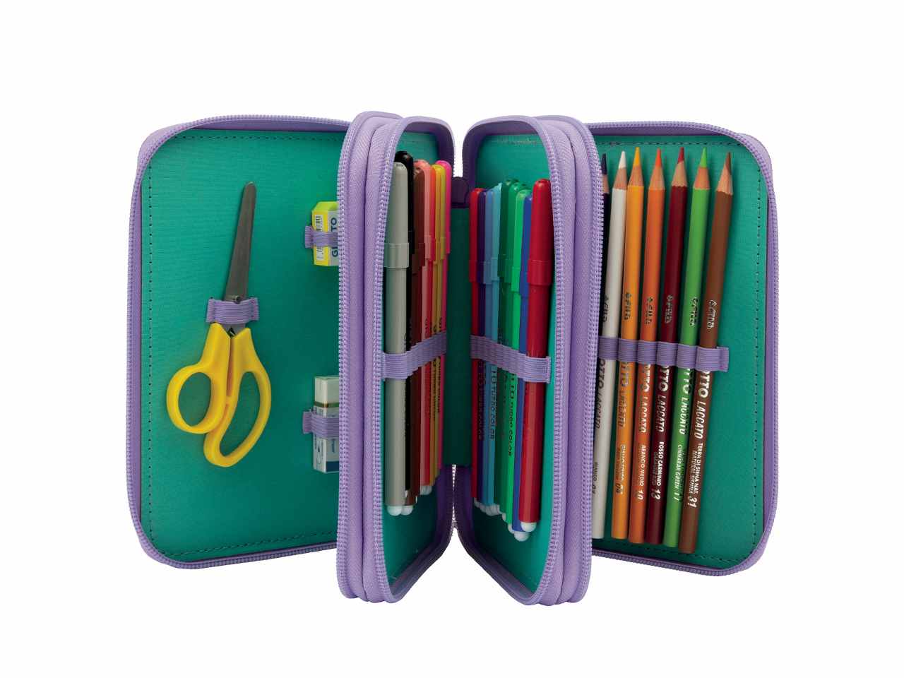Astuccio completo triplo scomparto GoPop Love
