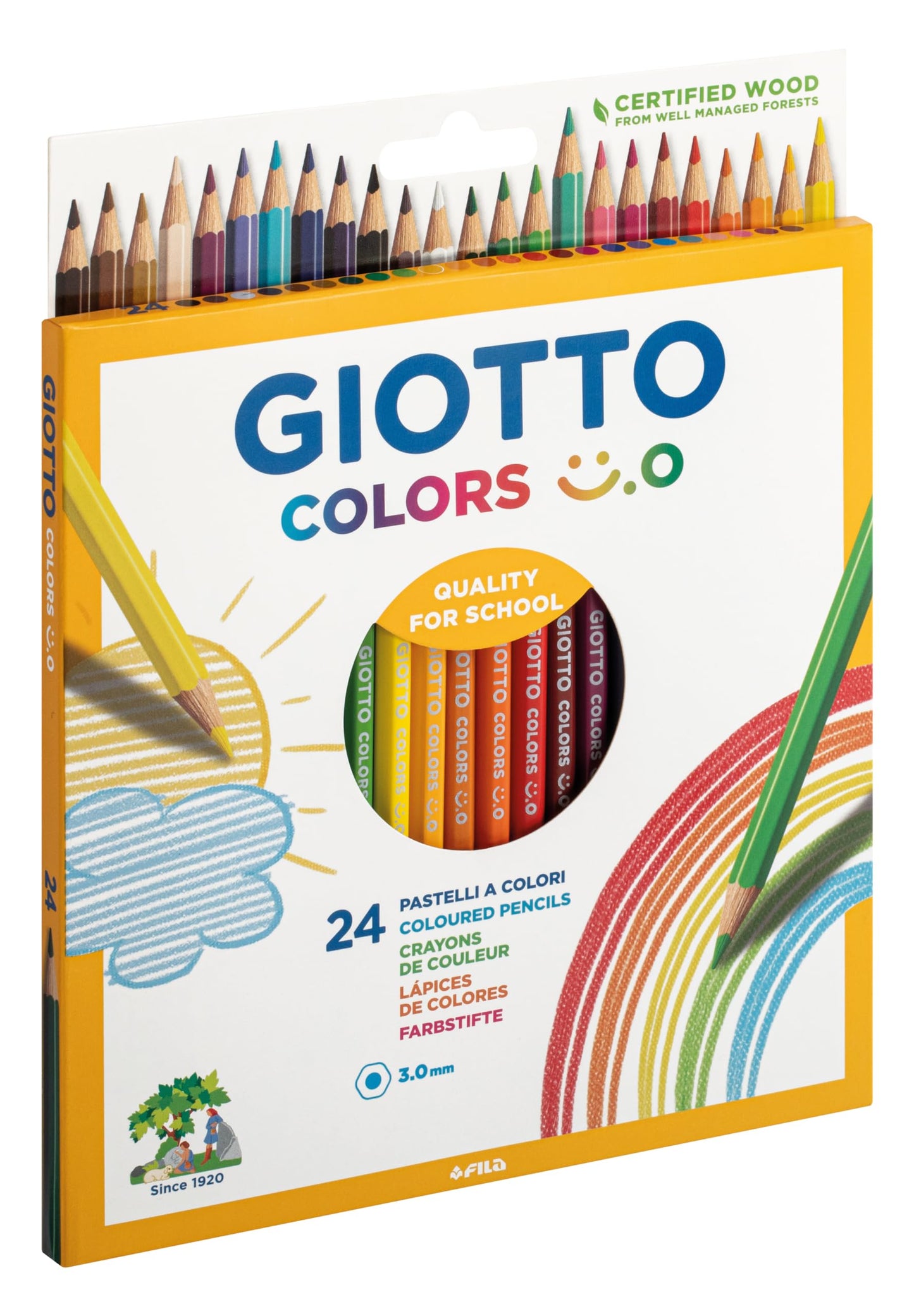 24 PASTELLI COLOR SMILE - GIOTTO