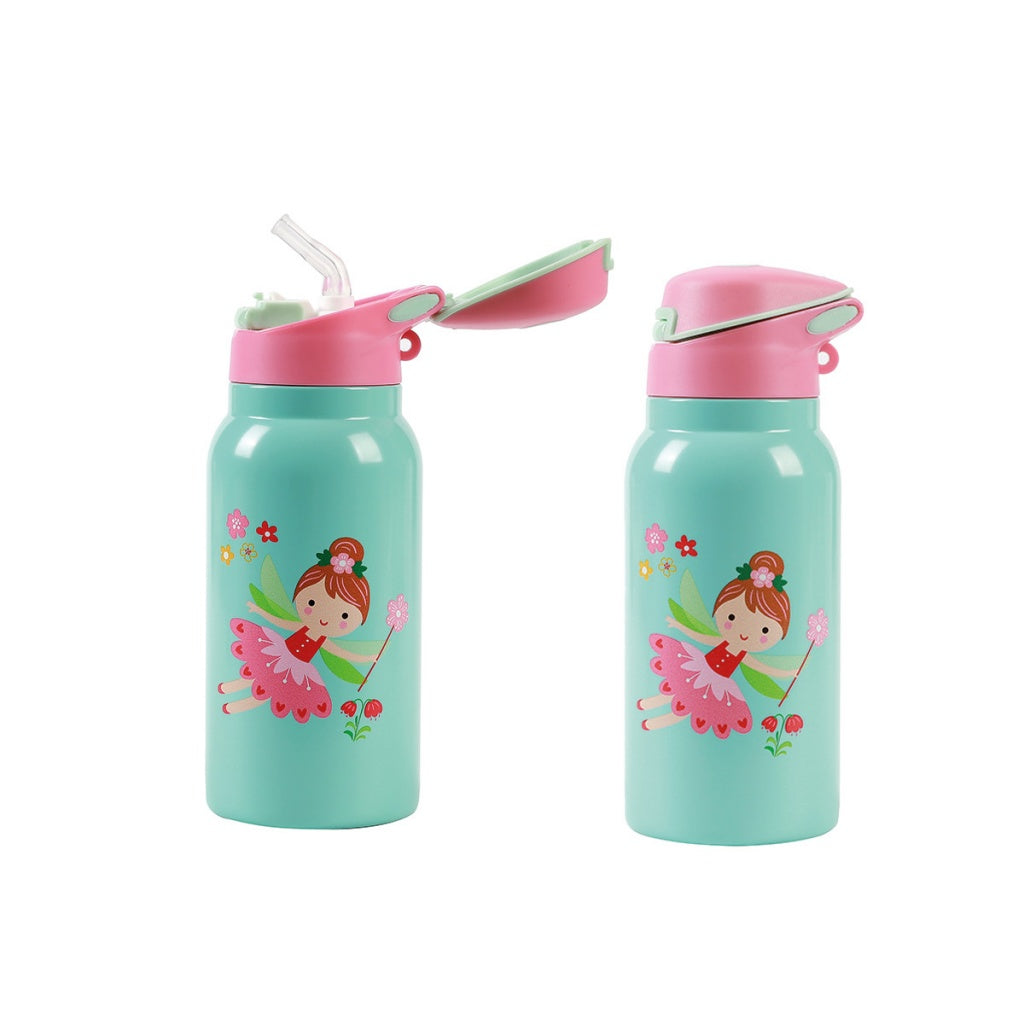 ITOTAL 350ml Stainless Steel Thermal Water Bottle with Transparent Spout and Resealable Cap