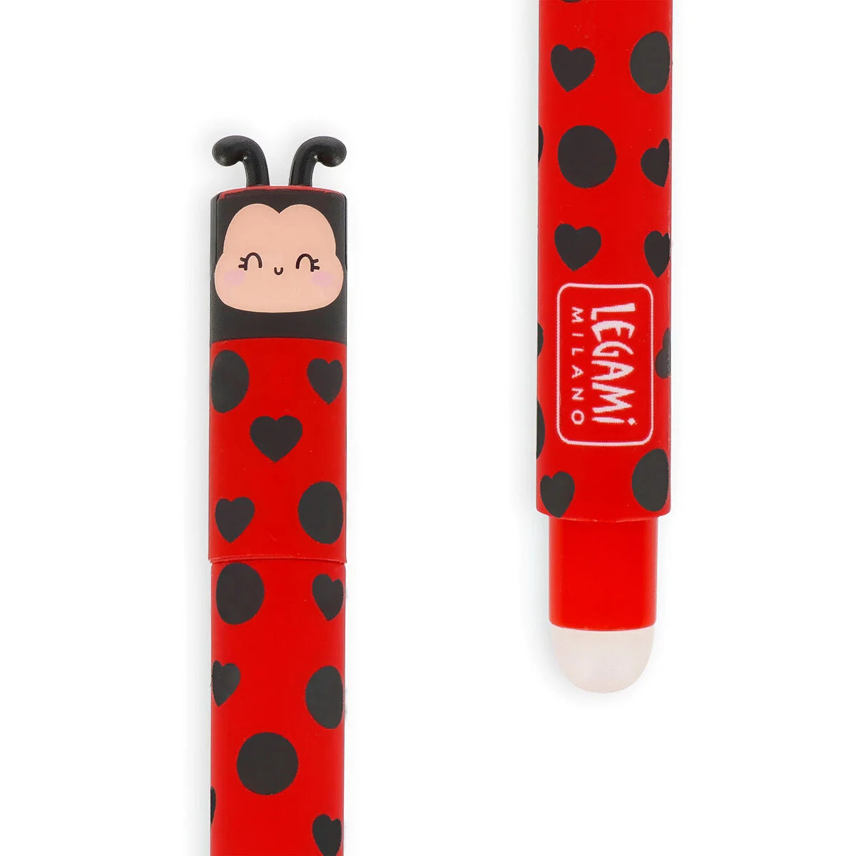 Penna Gel Cancellabile Ladybug "Get Lucky" - Erasable Pen
