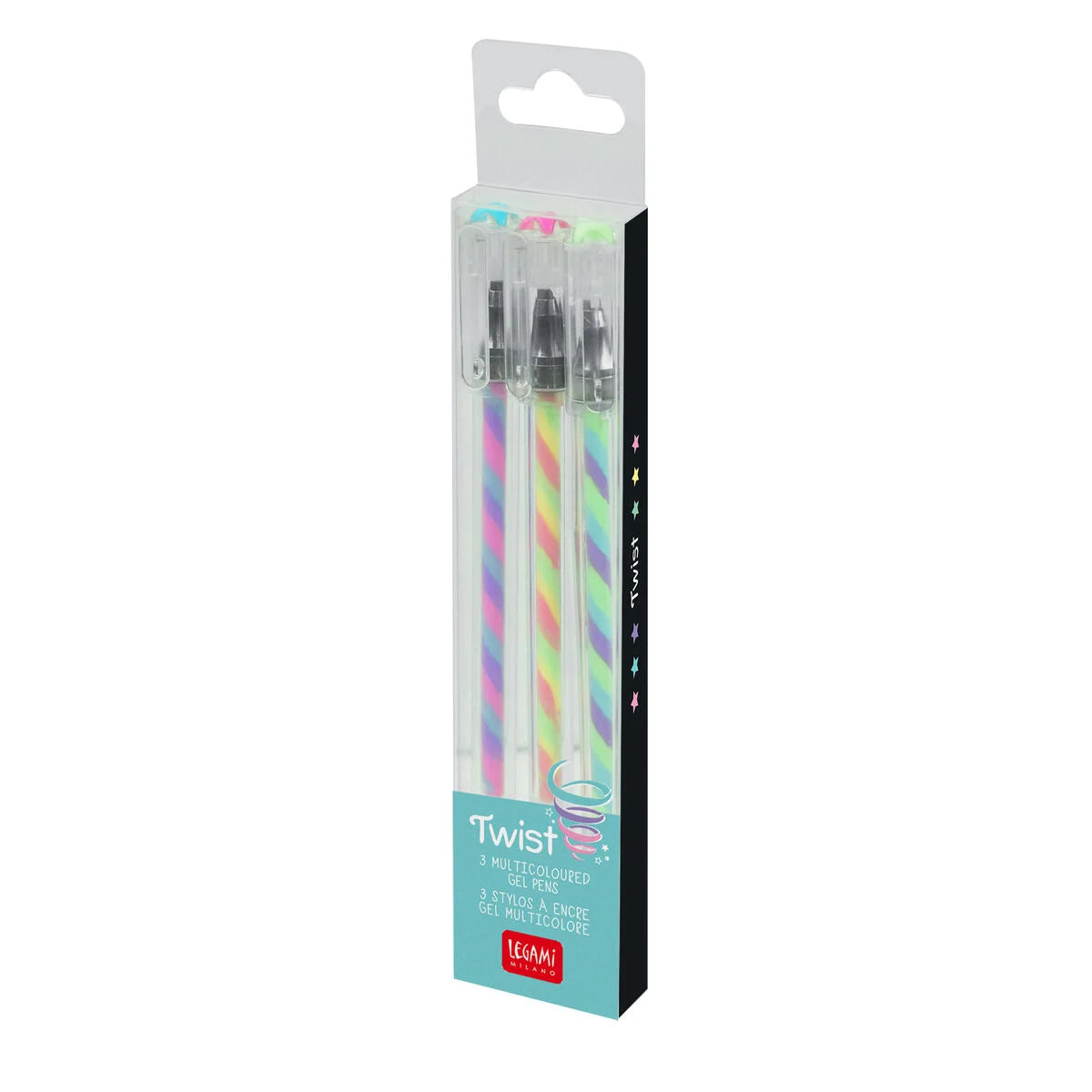 Set di 3 Penne Gel Multicolore - Twist - LEGAMI