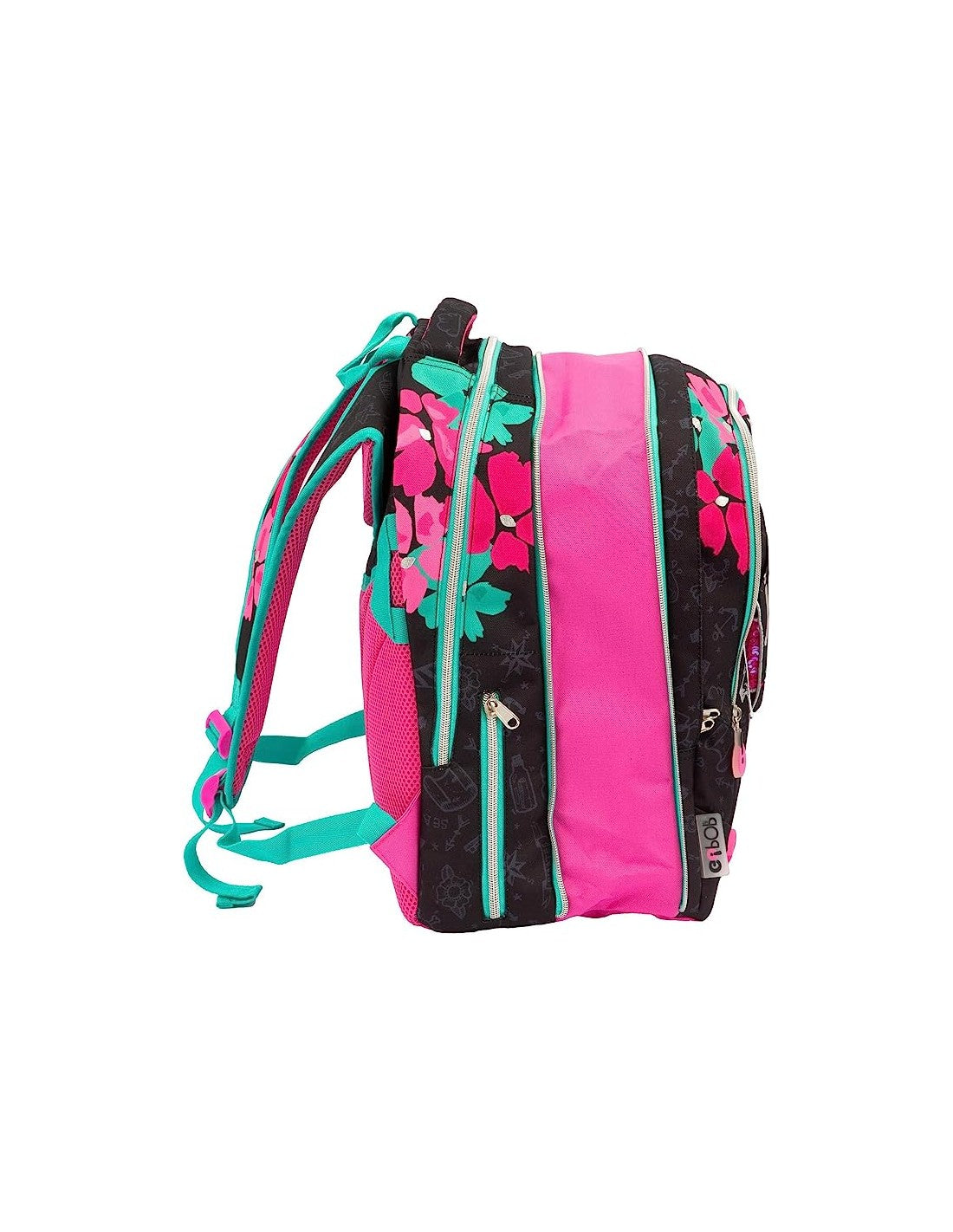 ZAINO ORGANIZZATO ESTENSIBILE 3 SCOMPARTI ROUND FLAMINGO- GOPOP
