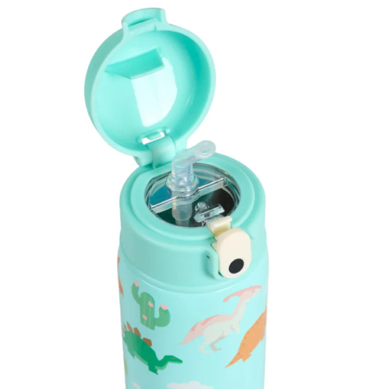 Dino Olli Kids 350ml Stainless Steel Thermal Water Bottle - OLLI