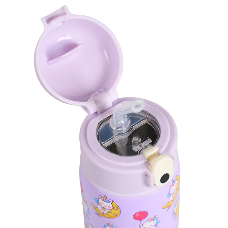 Unicorn Olli Kids 350ml Stainless Steel Thermal Water Bottle
