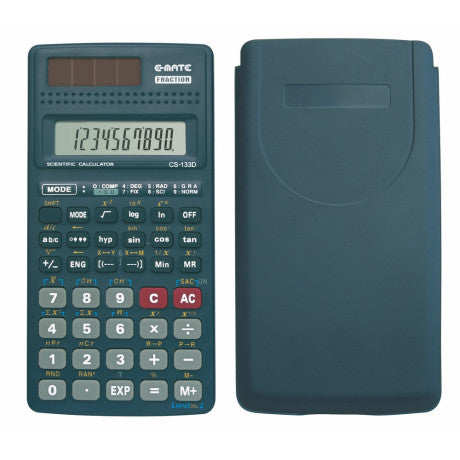 CALCOLATRICE SCIENTIFICA 10+2 CIFRE SCT-33 E-MATE TECHNOLOGIES 139 FUNZIONI