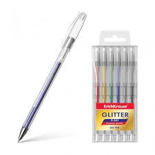AST.6 PENNE INCHIOSTRO GEL GLITTER