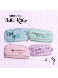 Bauletto Plus con Tasca Trasparente Tinta Unita Hello Kitty