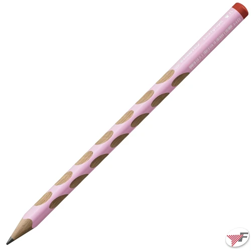 MATITA ERGONOMICA STABILO EASYGRAPH PASTEL HB DESTRIMANI 322/16 FUSTO ROSA