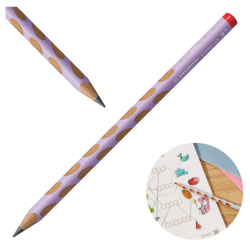 MATITA ERGONOMICA STABILO EASYGRAPH PASTEL HB DESTRIMANI 322/17-HB FUSTO LILLA
