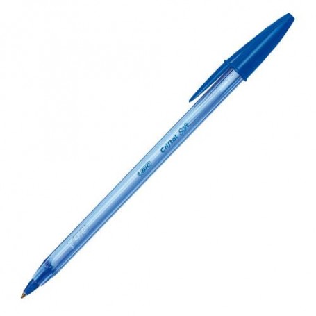 PENNA A SFERA CRISTAL SOFT - BLU - BIC