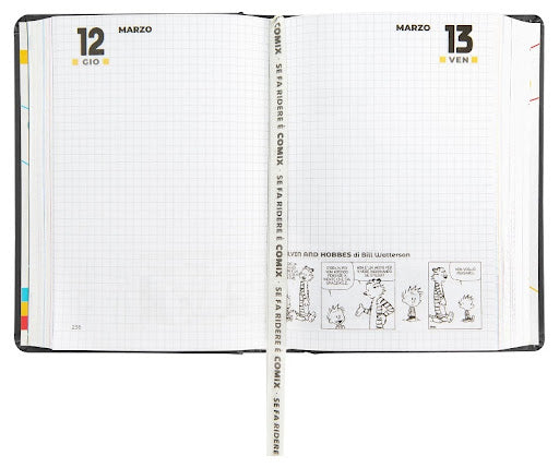 DIARIO\AGENDA COMIX BLACK&WHITE 16 MESI 2025-2026 MINI