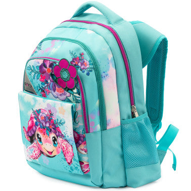 TURTLE BLOOM 3-Compartment Organized Backpack - GO POP
