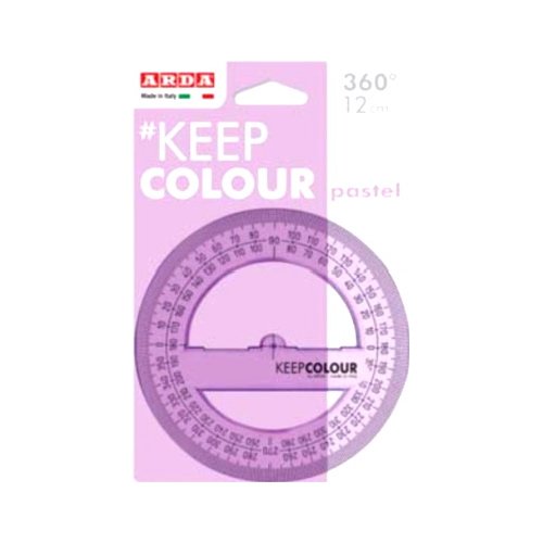 GONIOMETRO KEEPCOLOURPASTEL ARDA 360° 12 CM
