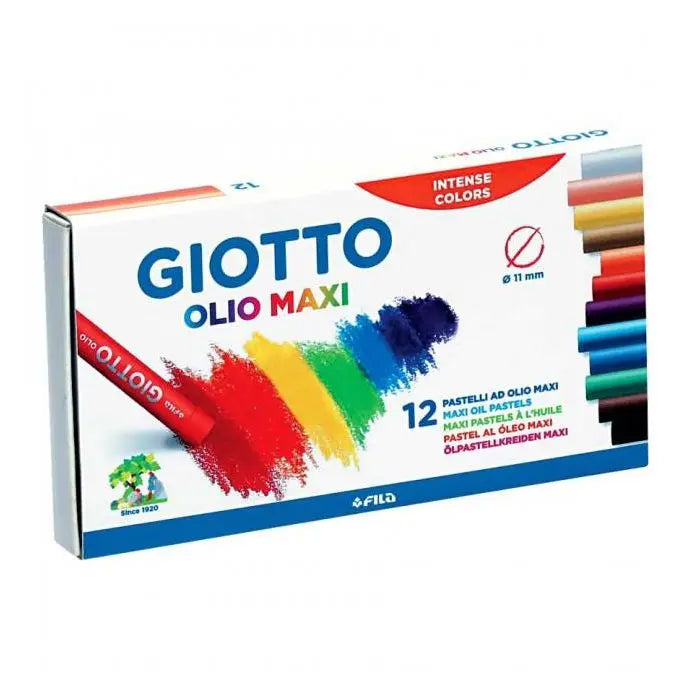 12 PASTELLI AD OLIO MAXI - GIOTTO