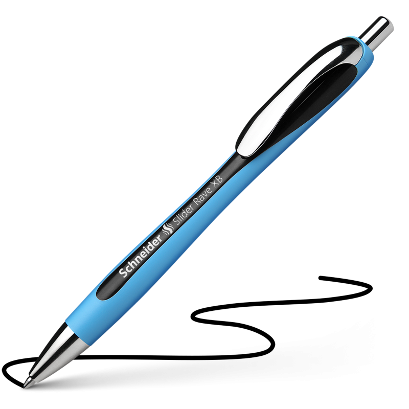 Penna a sfera a scatto Slider Rave - Schneider - colori assortiti
