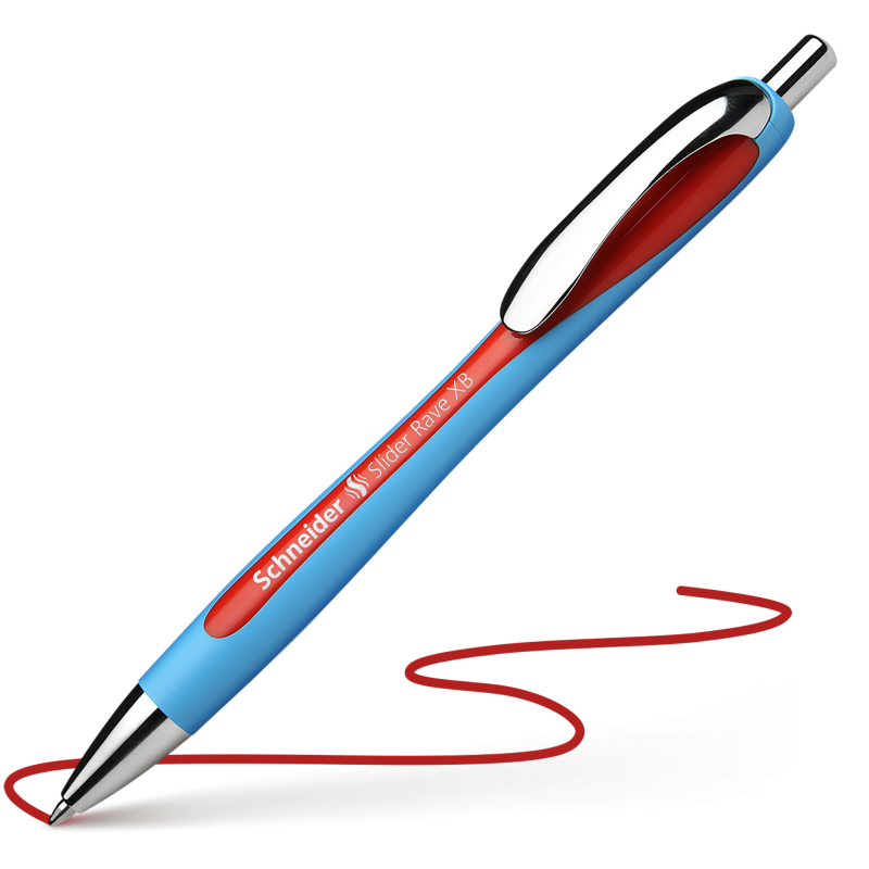 Penna a sfera a scatto Slider Rave - Schneider - colori assortiti