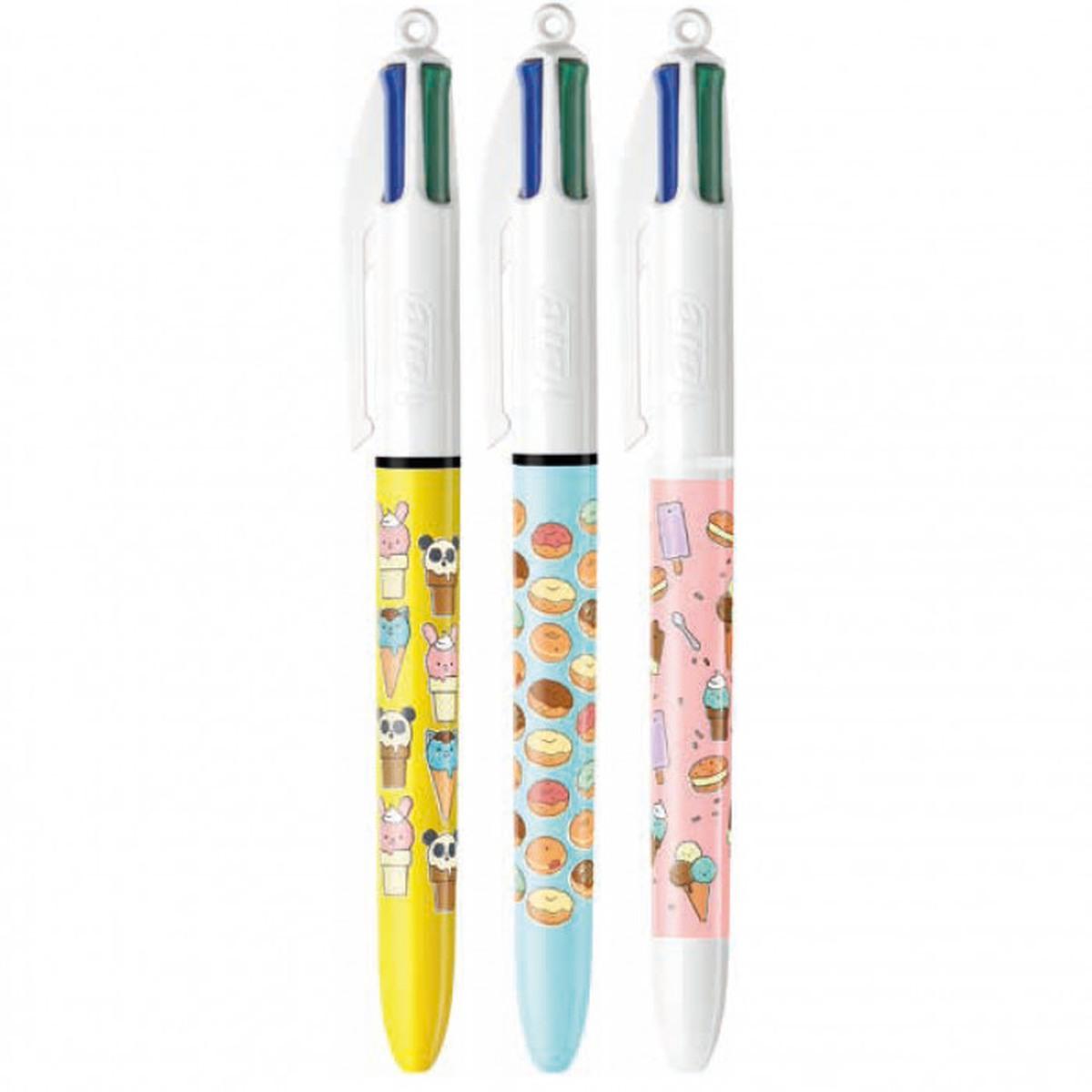 4 COLORI CUTTIE FOOD PENNA A SFERA - BIC