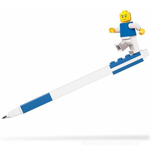 LEGO 2.0 PENNA GEL NERA CON MINIFIGURE LEGO