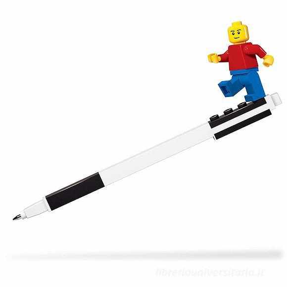 LEGO 2.0 PENNA GEL NERA CON MINIFIGURE LEGO