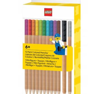 12 PASTELLI COLORATI + PERSONAGGIO - LEGO