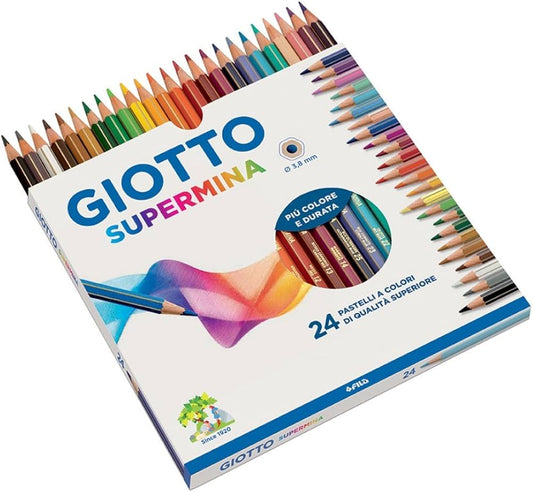 24 PASTELLI SUPERMINA  - GIOTTO