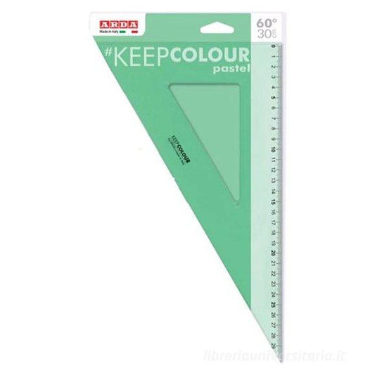 Squadra 60 gradi KeepColour Pastel 30 cm - ARDA