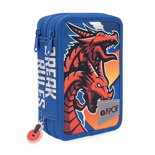 ASTUCCIO 3ZIP DRAGON - GOPOP