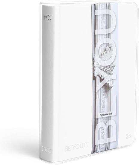 Diario Agenda 12 Mesi Easy 12,5x16,5 2025-2026 Extra White | Be-You