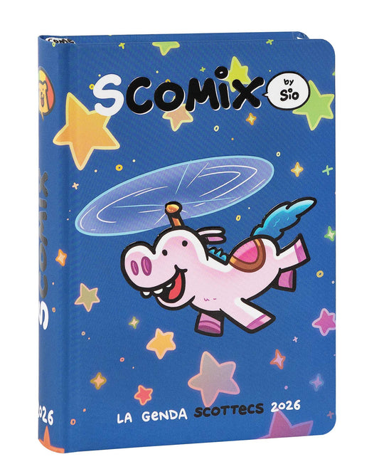 Diario Agenda Datato 16 Mesi 2025/2026 Medium Scomix – Unicottero