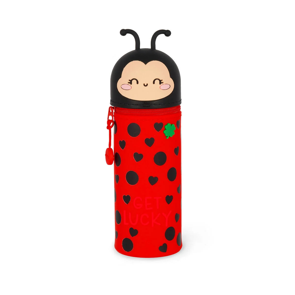 Astuccio 2-in-1 in Silicone Ladybug "Get Lucky"