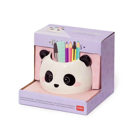 Portapenne in Ceramica - Desk Friends PANDA - LEGAMI