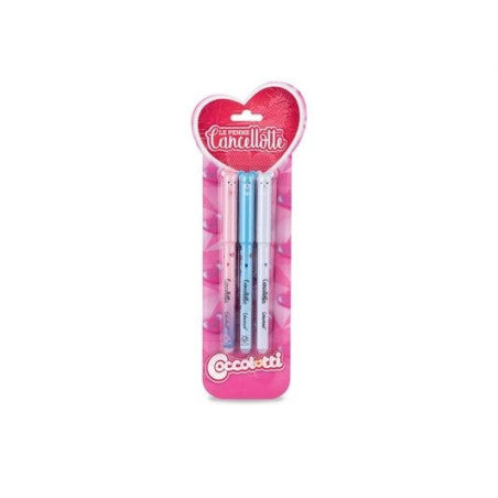PENNE GEL CANCELLABILI - CANCELLOTTE COCCOLOTTI 3PZ
