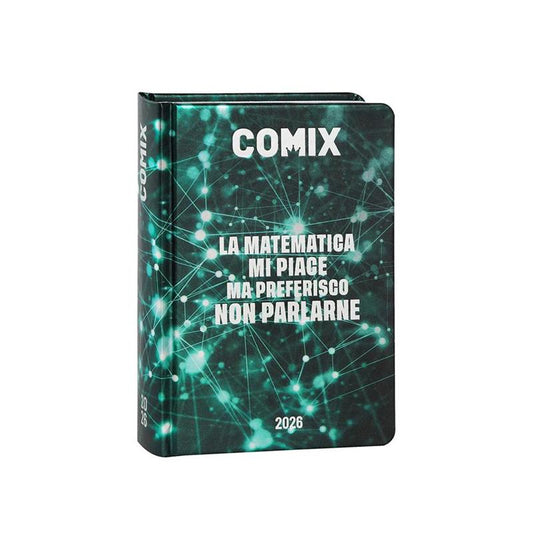 DIARIO\AGENDA COMIX ELETRIC GREEN 16 MESI 2025-2026 MINI