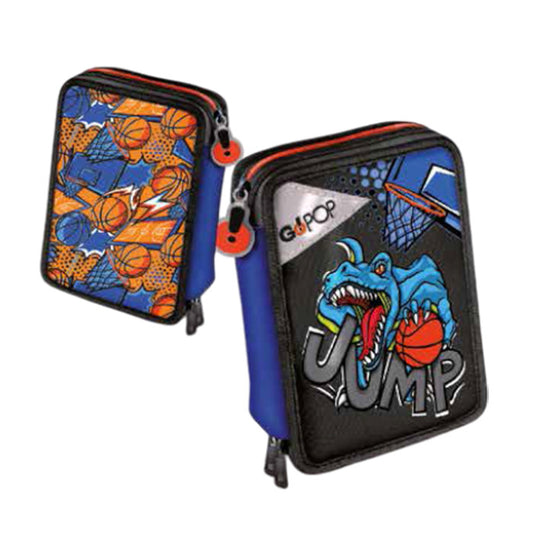 ASTUCCIO 3 ZIP CON CORREDO SLAM DUNK - GO POP