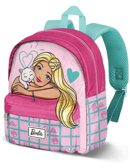 Barbie - Zaino con tasca per l'asilo o il tempo libero, 27cm