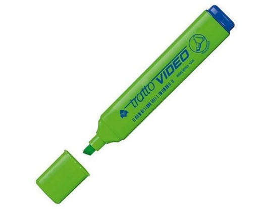 Evidenziatore Tratto Video - Verde - Punta a scalpello - Tratto 1,5mm