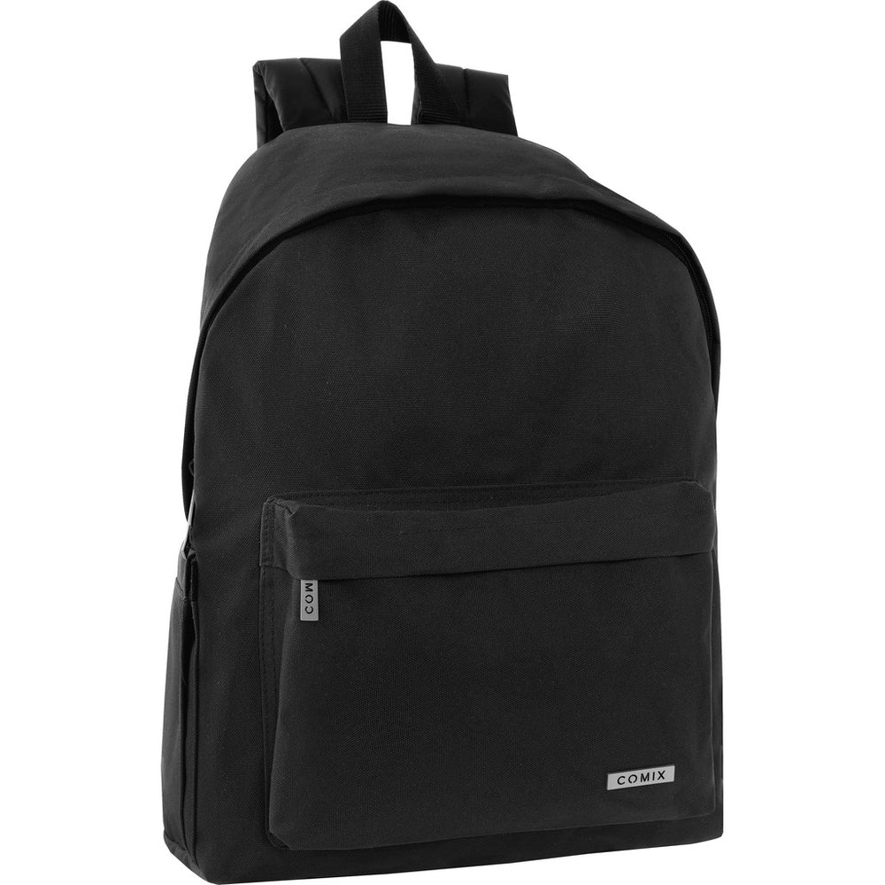 COMIX American Backpack, Single Color, Black