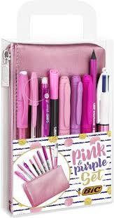 SET PENNE PINK E PURPLE - BIC