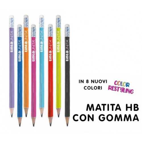 Matita con gomma HB - TINTAUNITA