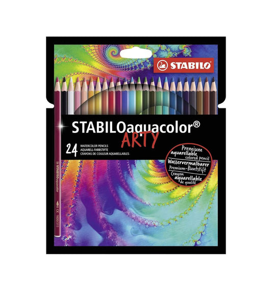 24 COLORI A MATITA ACQUERELLABILI AQUACOLOR - STABILO