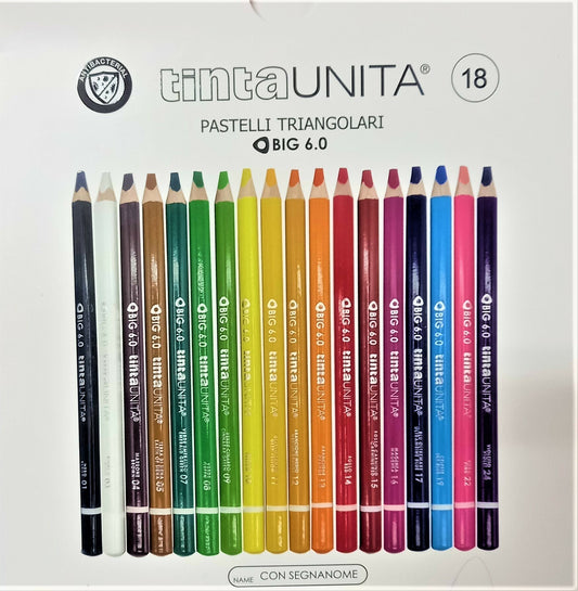 18 PASTELLI TRIANGOLARI MINA 6.0 - TINTAUNITA