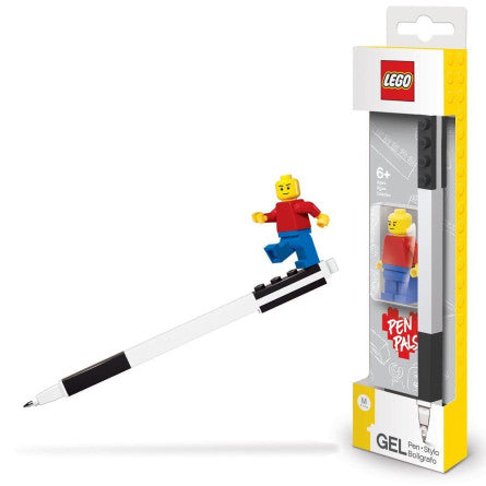 LEGO 2.0 PENNA GEL NERA CON MINIFIGURE LEGO